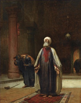 アラブ Painting - 祈り フレデリック・アーサー・ブリッジマン アラブ